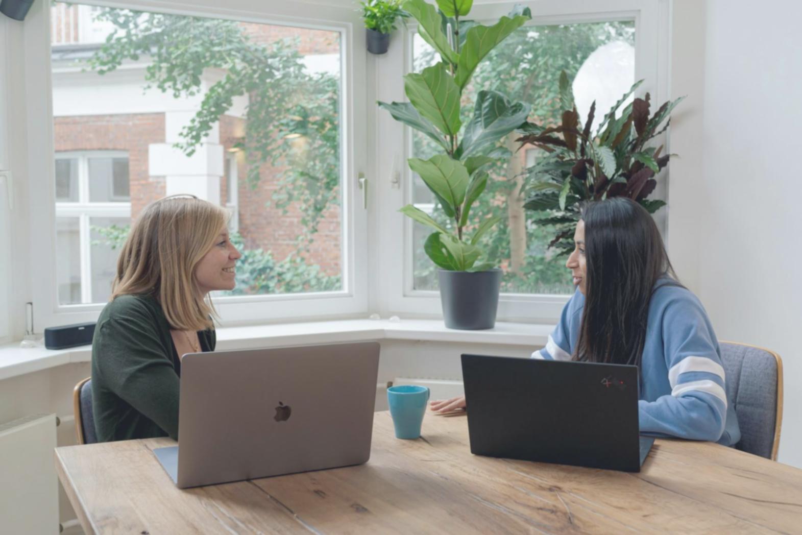 Investment research training session with financial data analysis